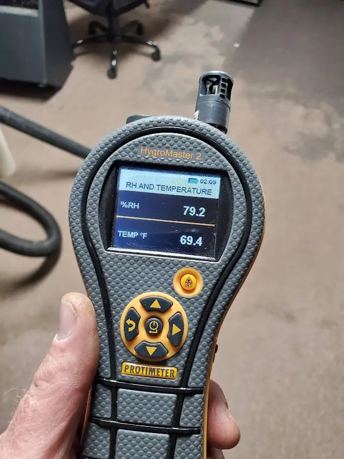 Moisture meter humidity assessment for Fire & Smoke Damage Restoration in Owatonna